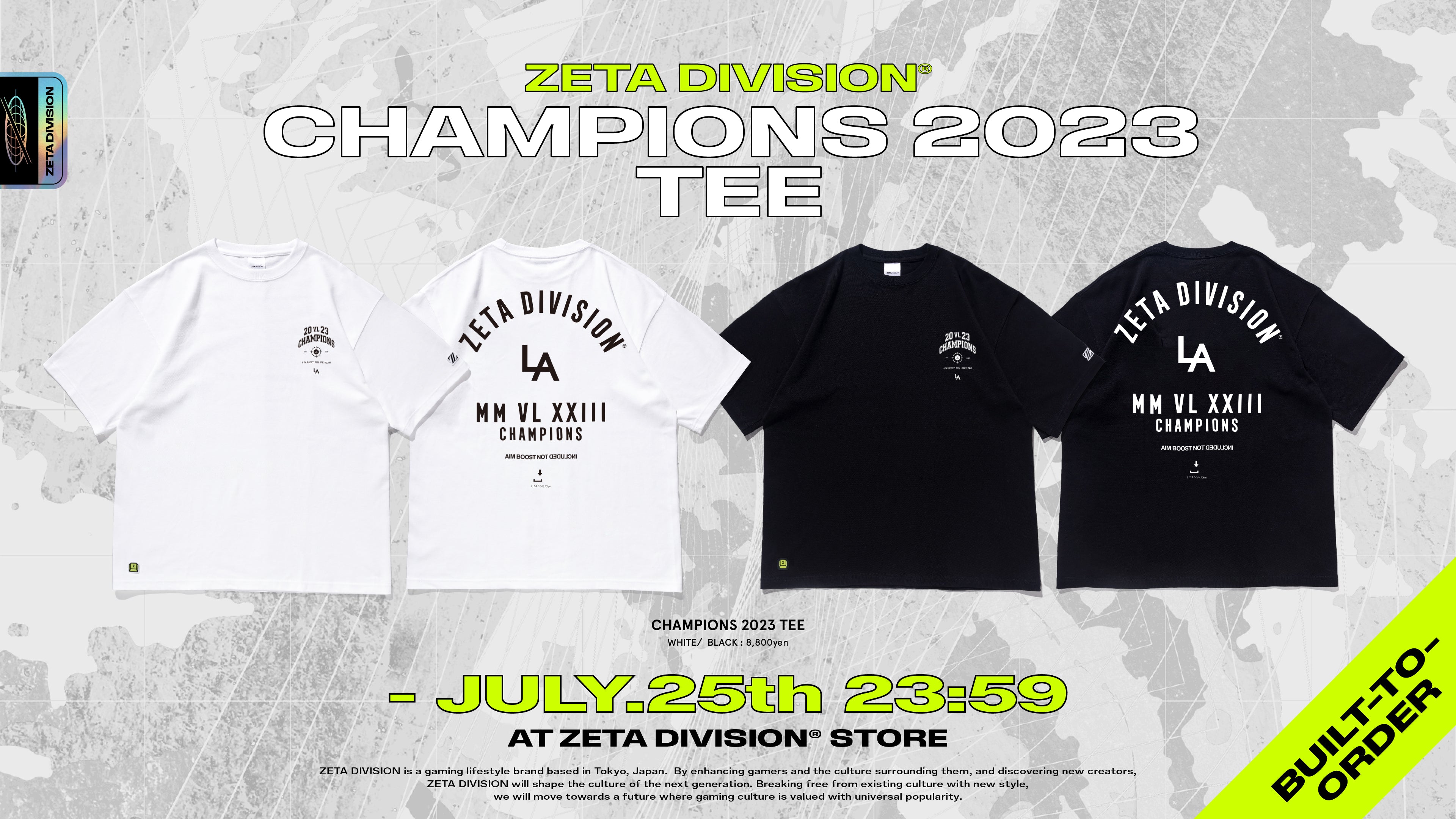 CHAMPIONS 2023 TEE – ZETA DIVISION STORE