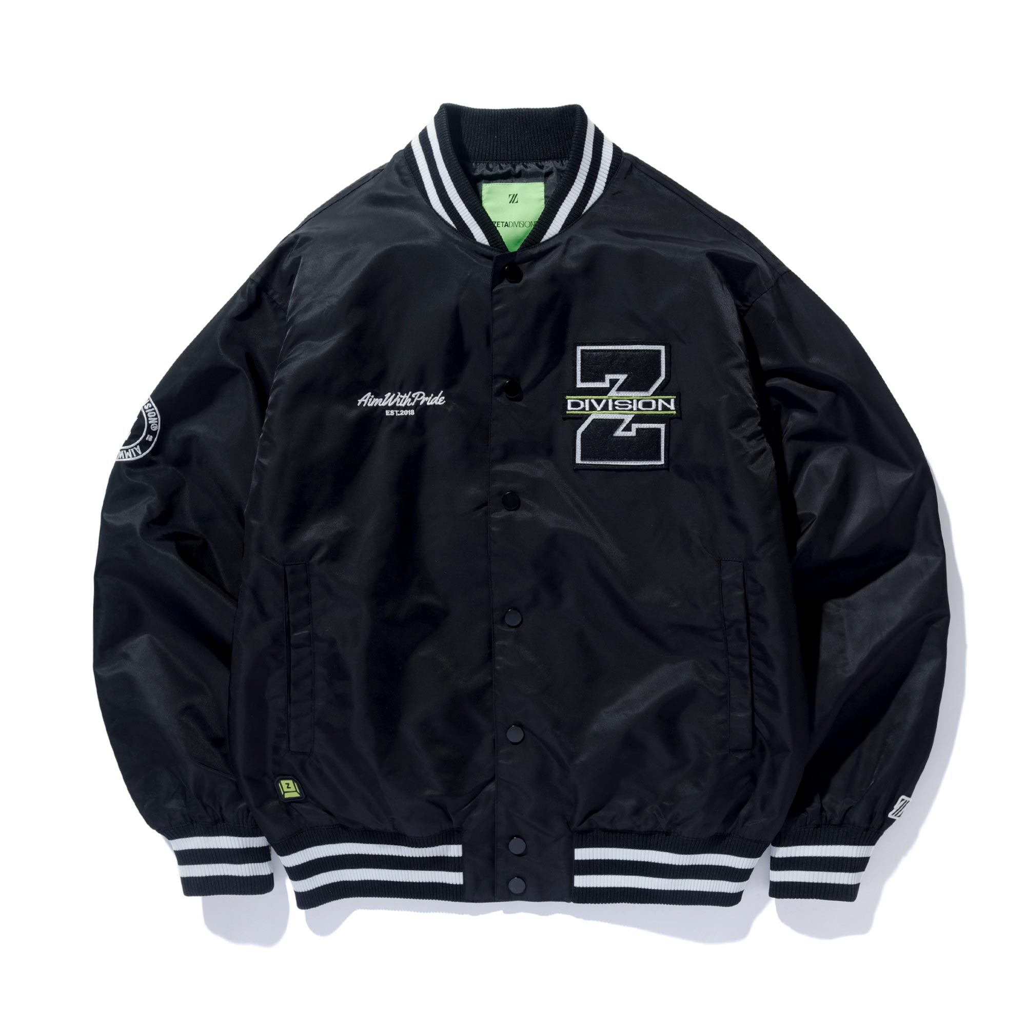 ZETA DIVISION VARSITY SATIN JACKET - スタジャン