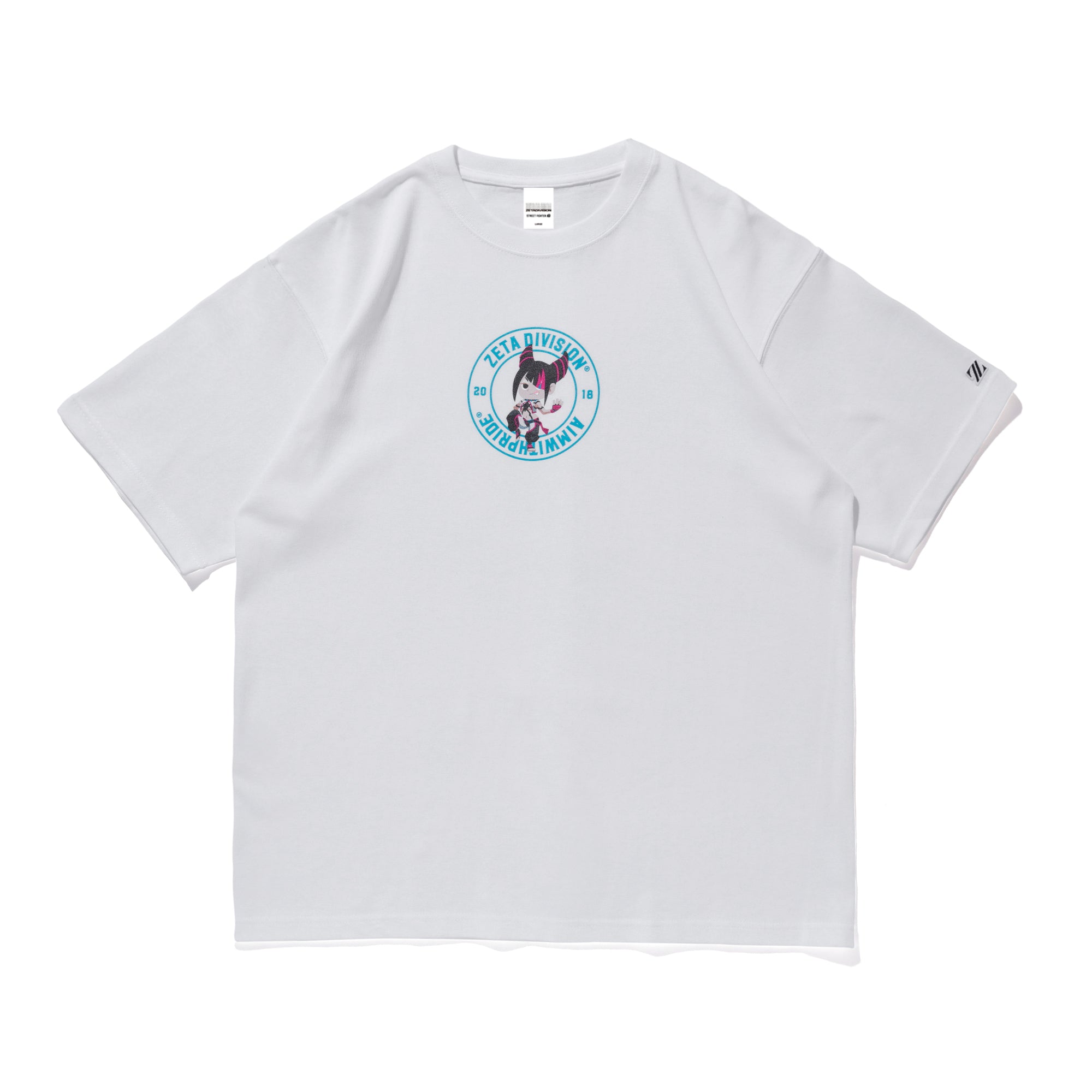 ジュリ ノベルティ  白Tシャツ STREET FIGHTER 6 × ZETA DIVISION JURI POP TEE / WHITE – ZETA