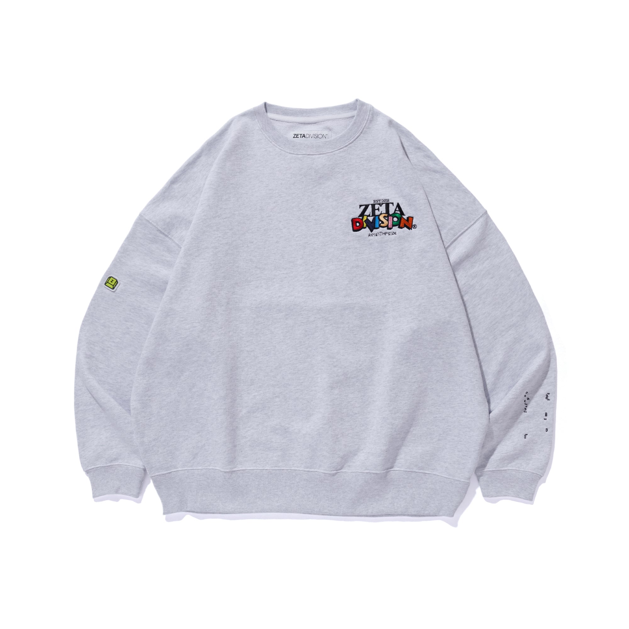 ZETA DREAMWORK CREWNECK / ASH – ZETA DIVISION STORE