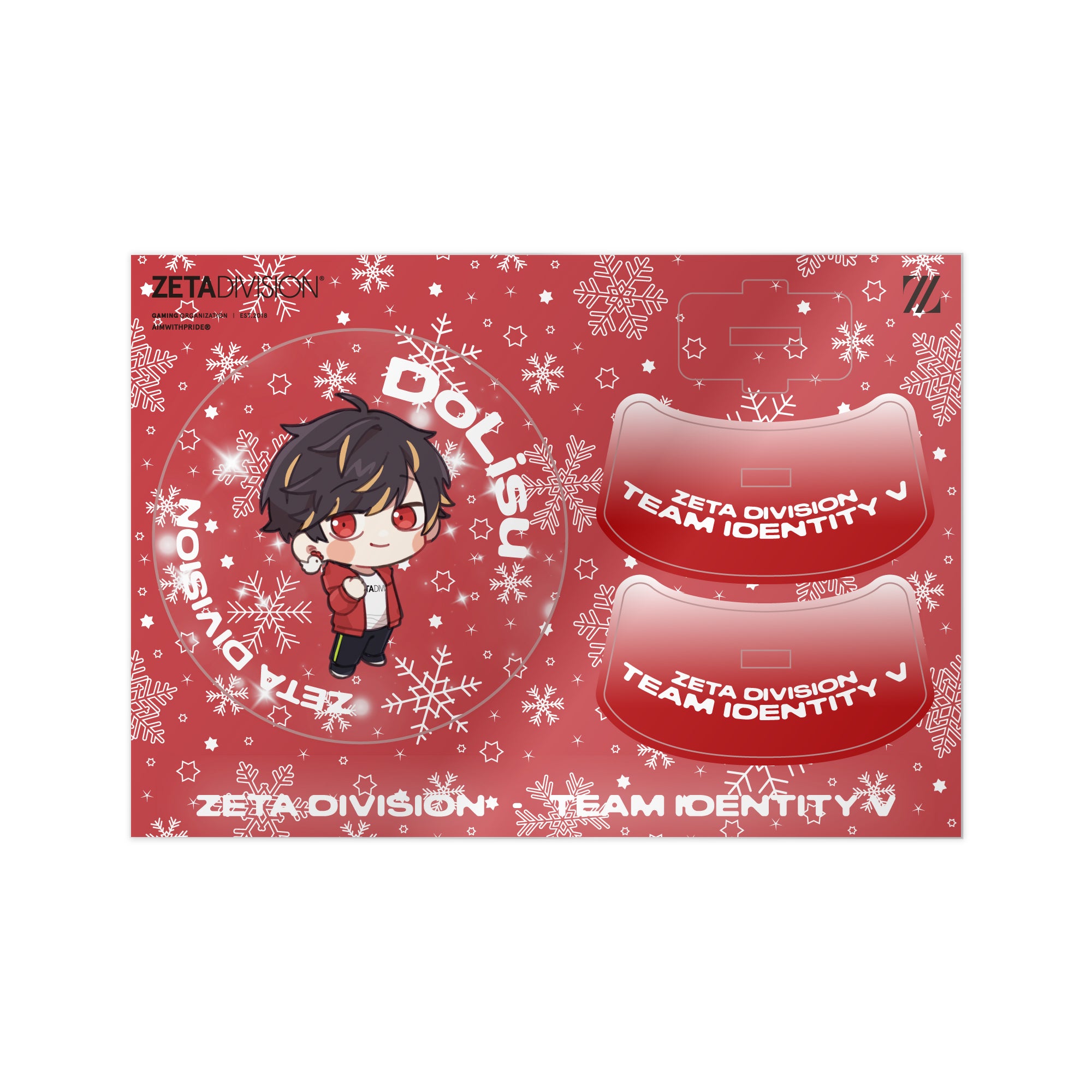 たかぴこ Zero invitation. soul foundation. TEAM IDV SWING ACRYLIC STAND 2025 FALL / DoLisu – ZETA DIVISION STORE