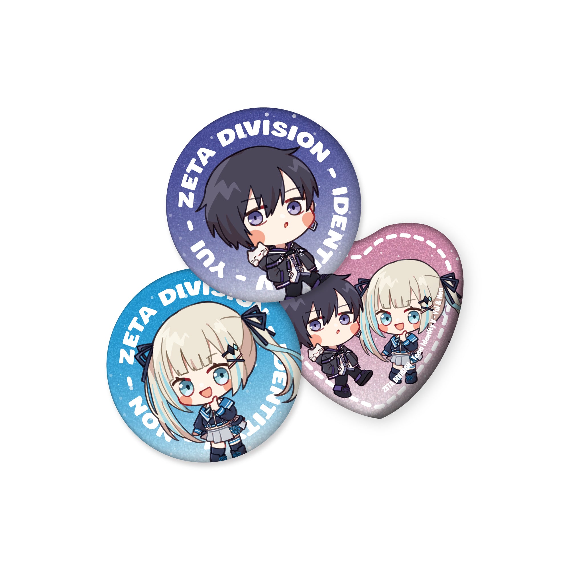 ゆびび YUI & NON RANDOM PINBACK BUTTON 2025 FALL – ZETA DIVISION STORE