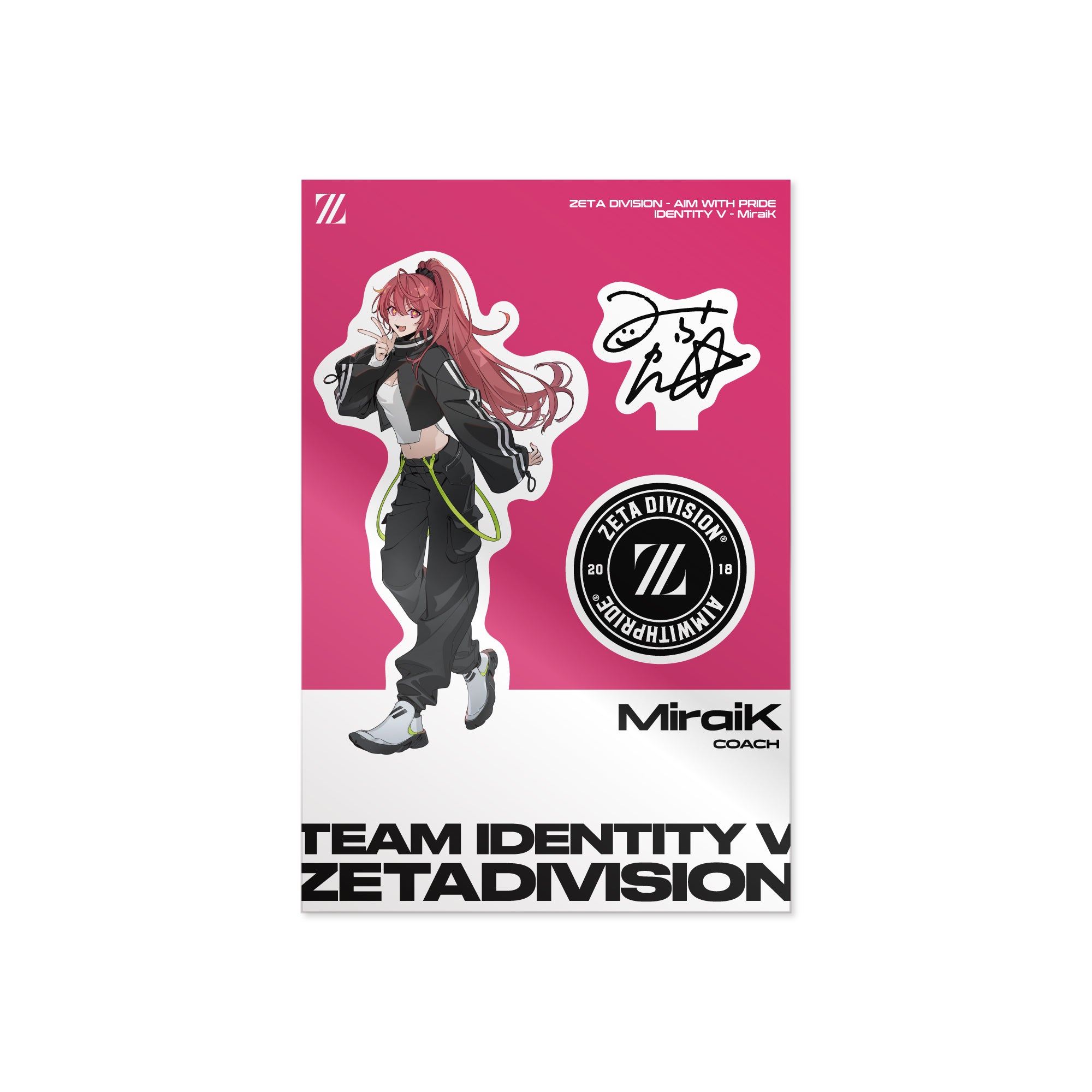 TEAM IDV ACRYLIC STAND 2026 SPRING / MiraiK – ZETA DIVISION STORE