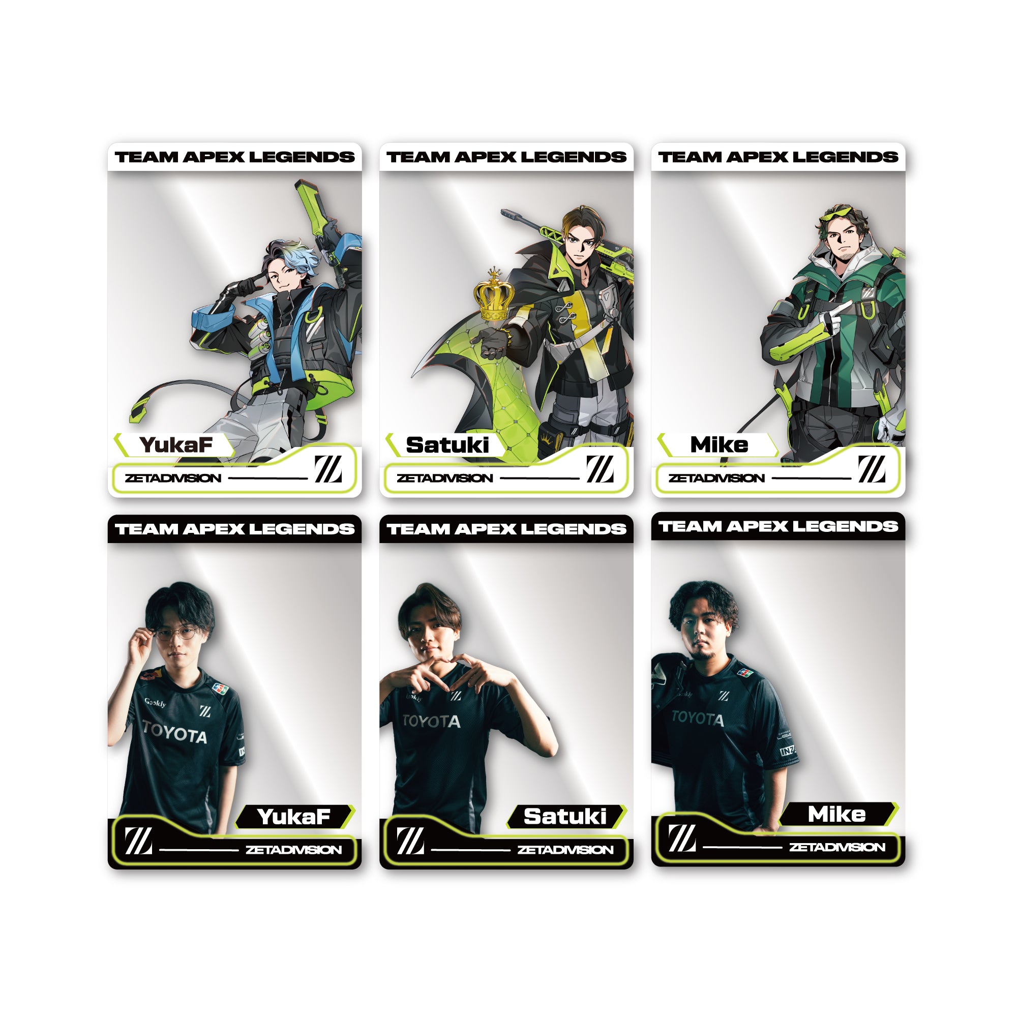 TEAM APEX LEGENDS RANDOM CLEAR CARD – ZETA DIVISION STORE