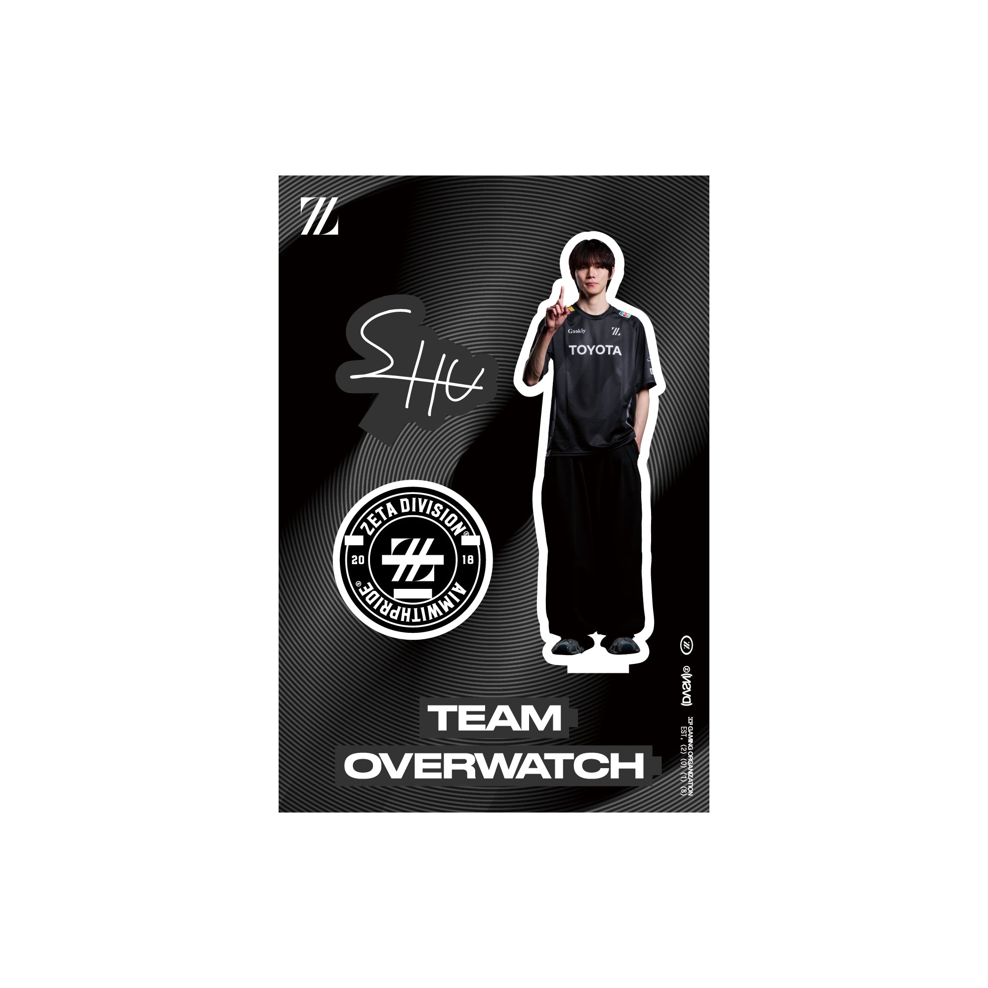 TEAM OVERWATCH ACRYLIC STAND 2026 SPRING / Shu – ZETA DIVISION STORE