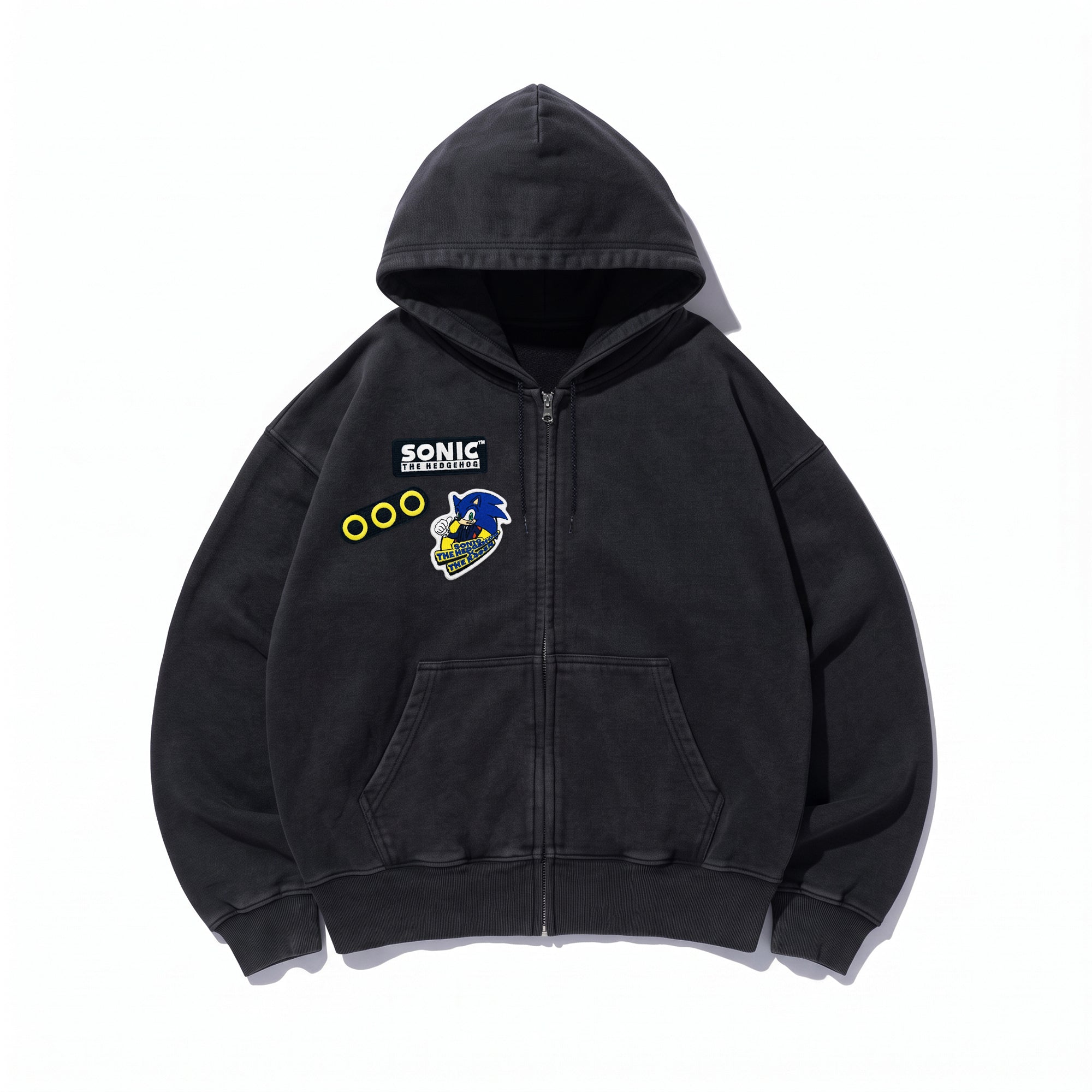 SONIC THE HEDGEHOG × The k4sen ZIP HOODIE – ZETA DIVISION STORE