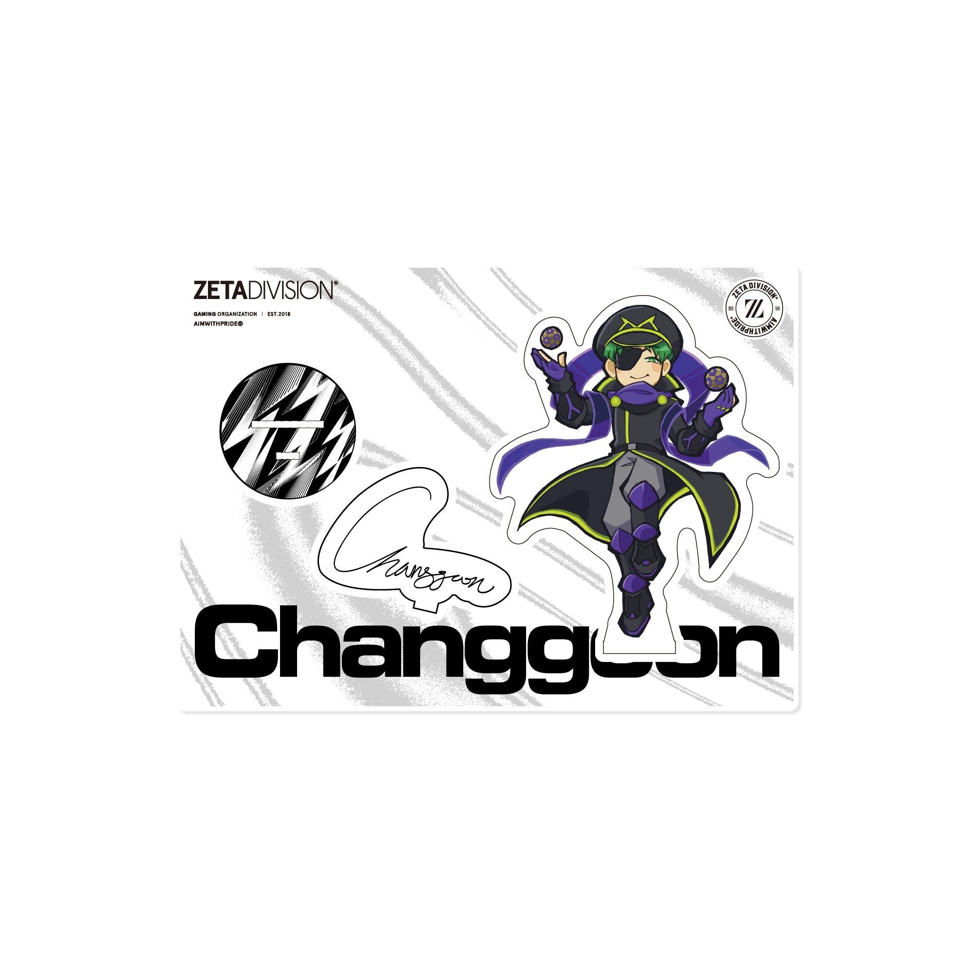 TEAM OVERWATCH ACRYLIC STAND 2025 SPRING / Changgoon – ZETA