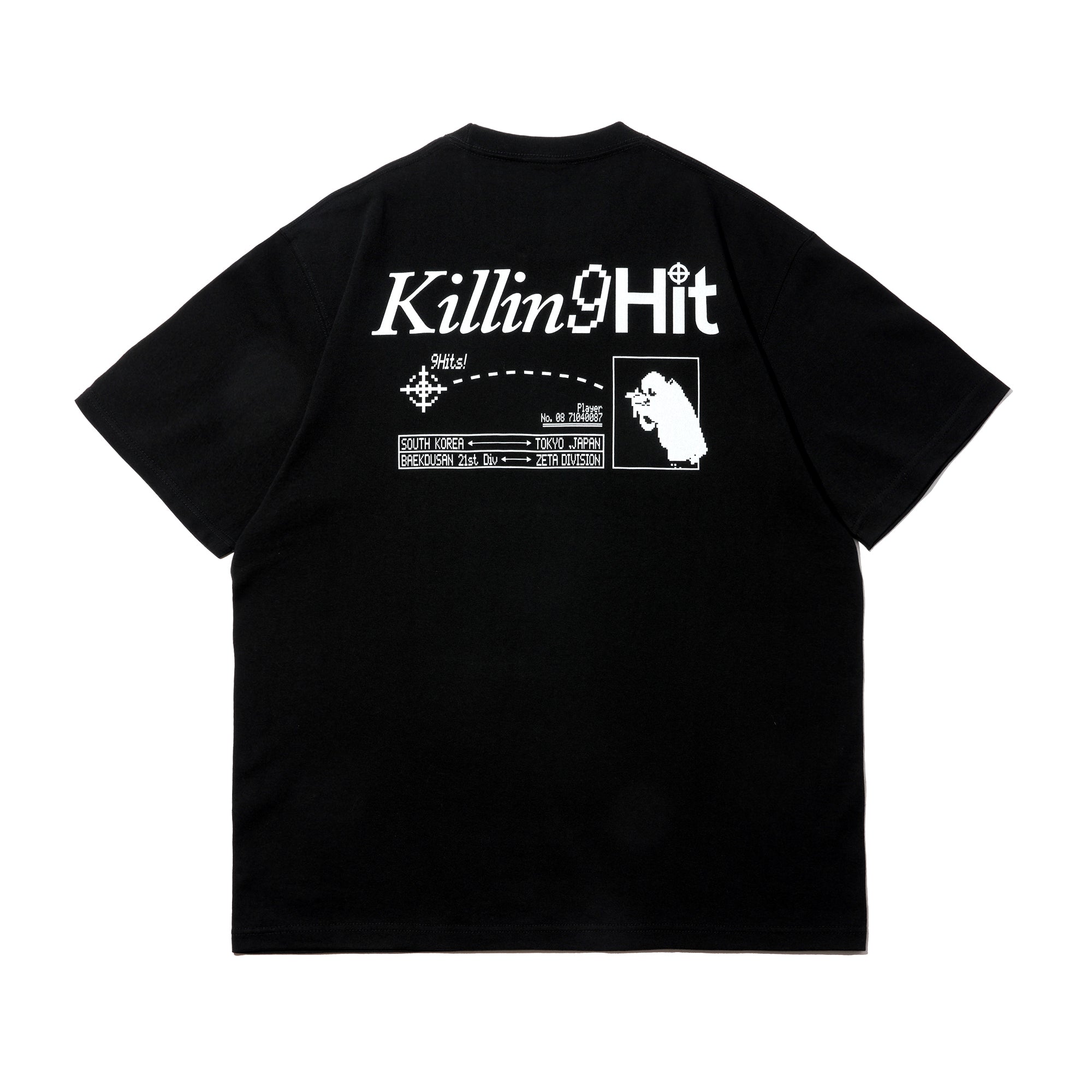 ピのくん  KH 9HIT TEE / BLACK – ZETA DIVISION STORE