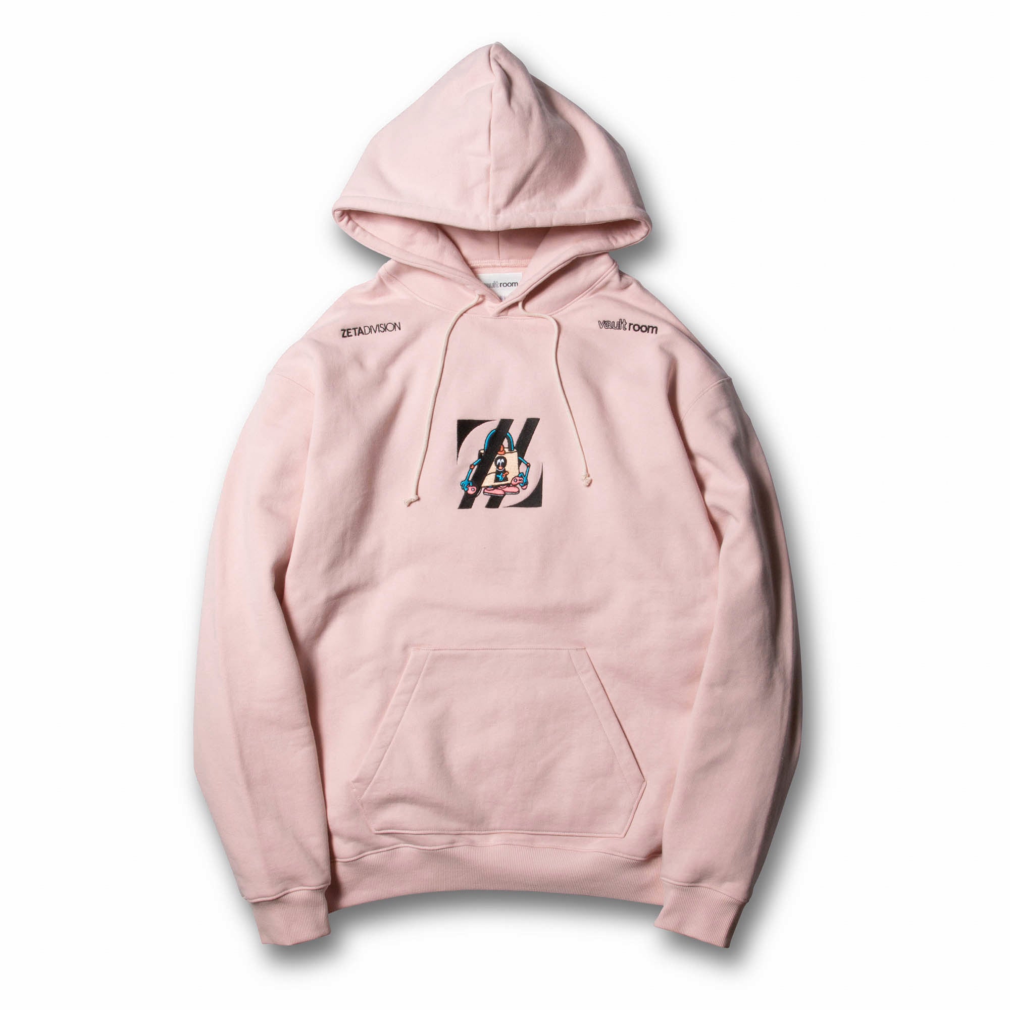 ZETA DIVISION x vaultroom HOODIE PINK | ZETA DIVISION STORE