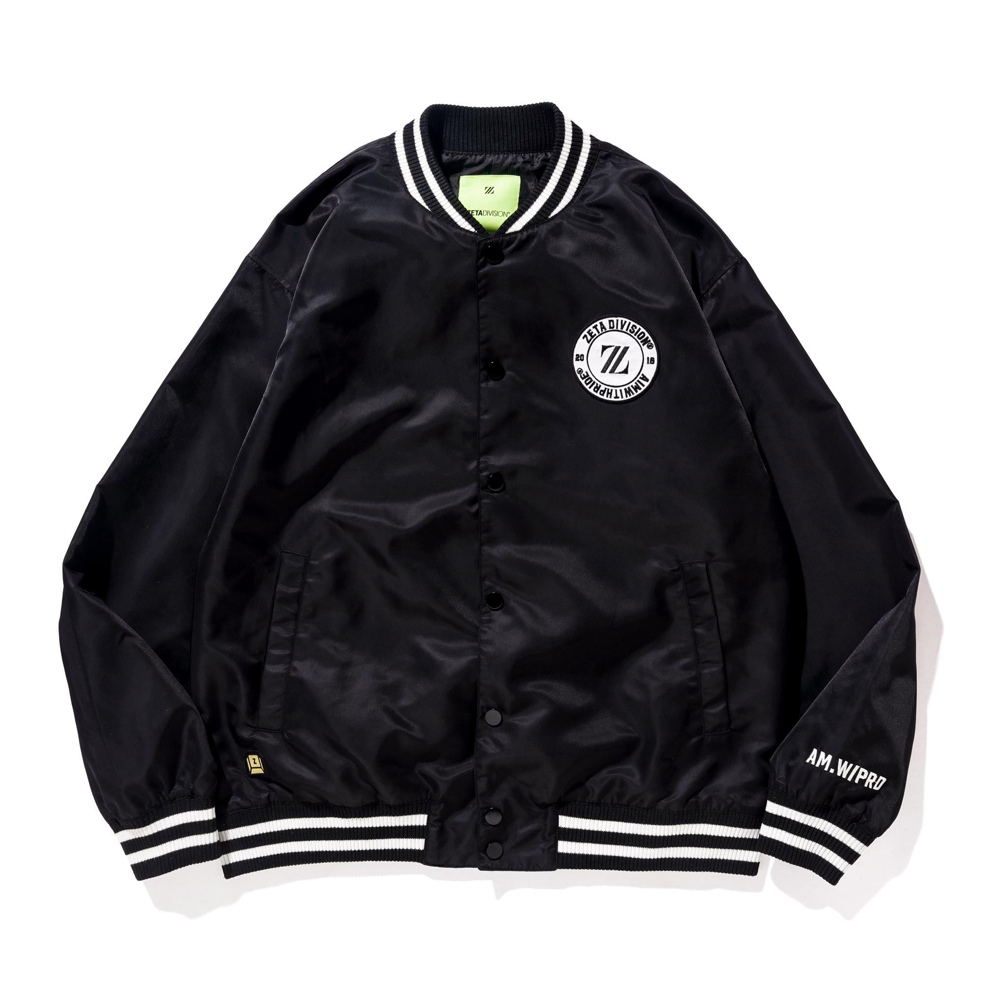 ZETA DIVISION VARSITY SATIN JACKET-hybridautomotive.com