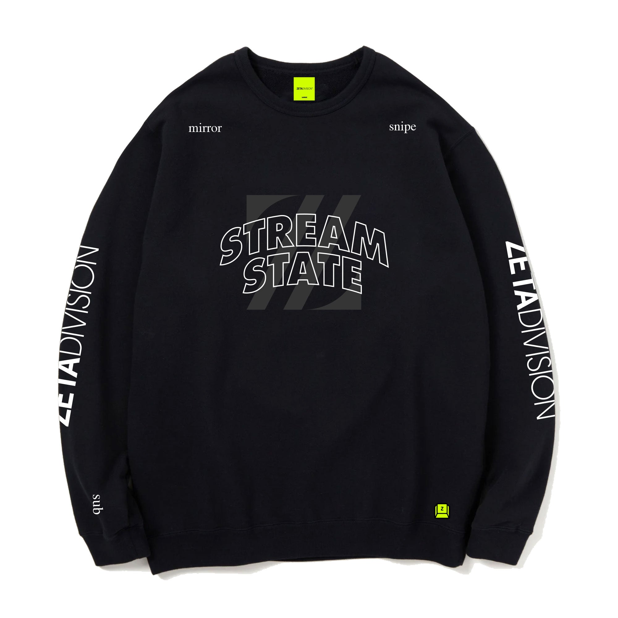 ZETA DIVISION STREAM STATE LS TEE (Sサイズ 公式 激安通販