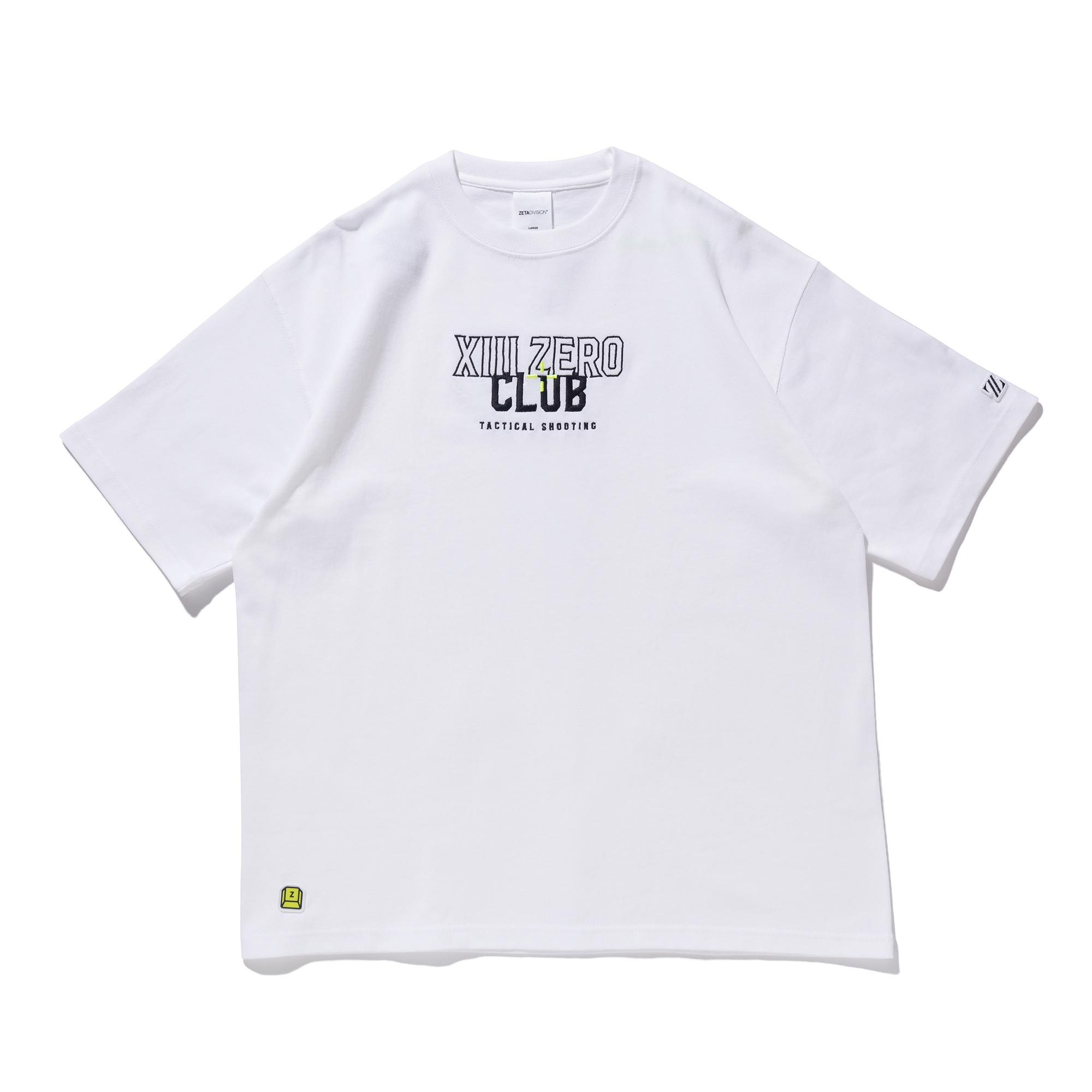 XIII-ZERO CLUB TEE / WHITE