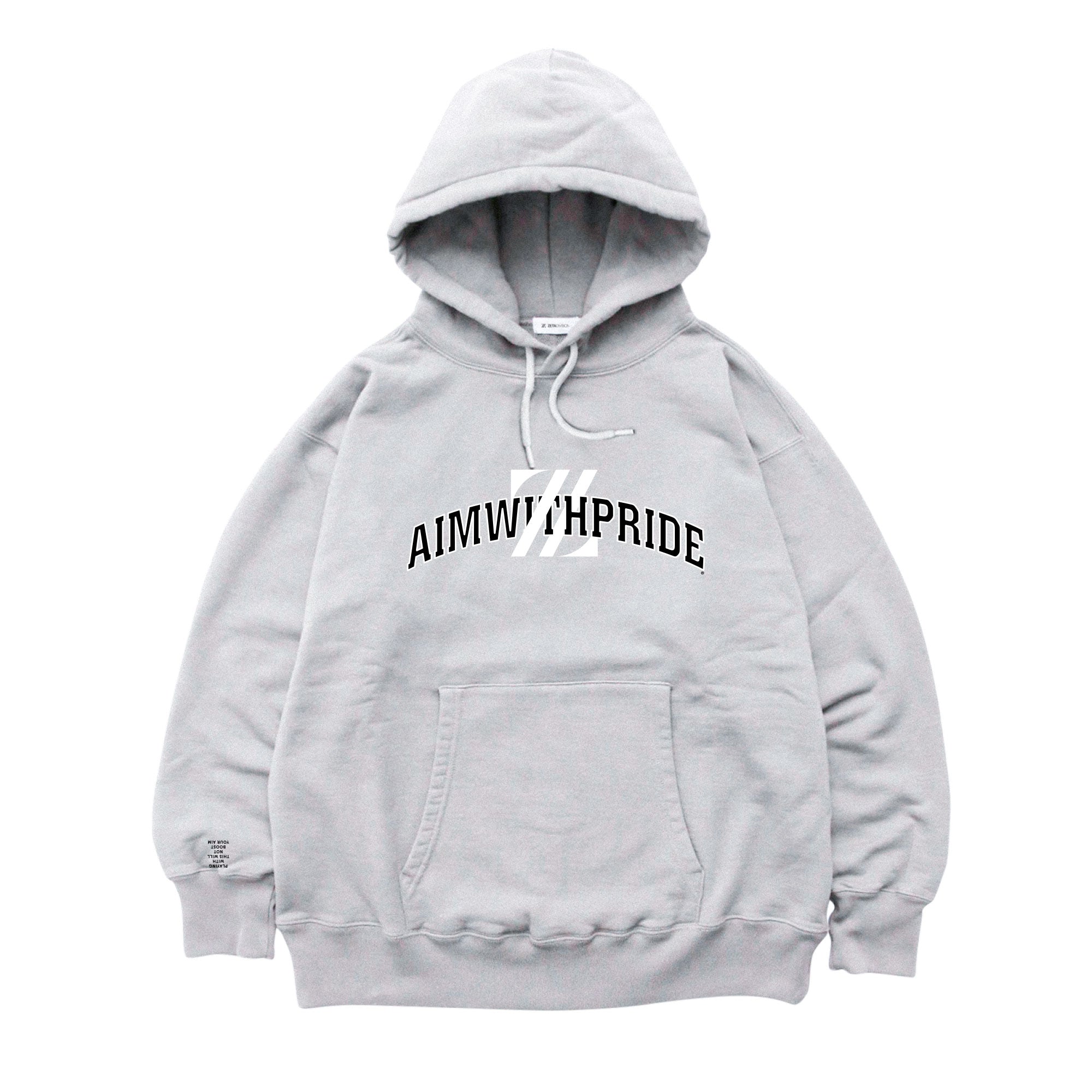 A.W.P.Z COLLAGE HOODIE / HEATHER GRAY
