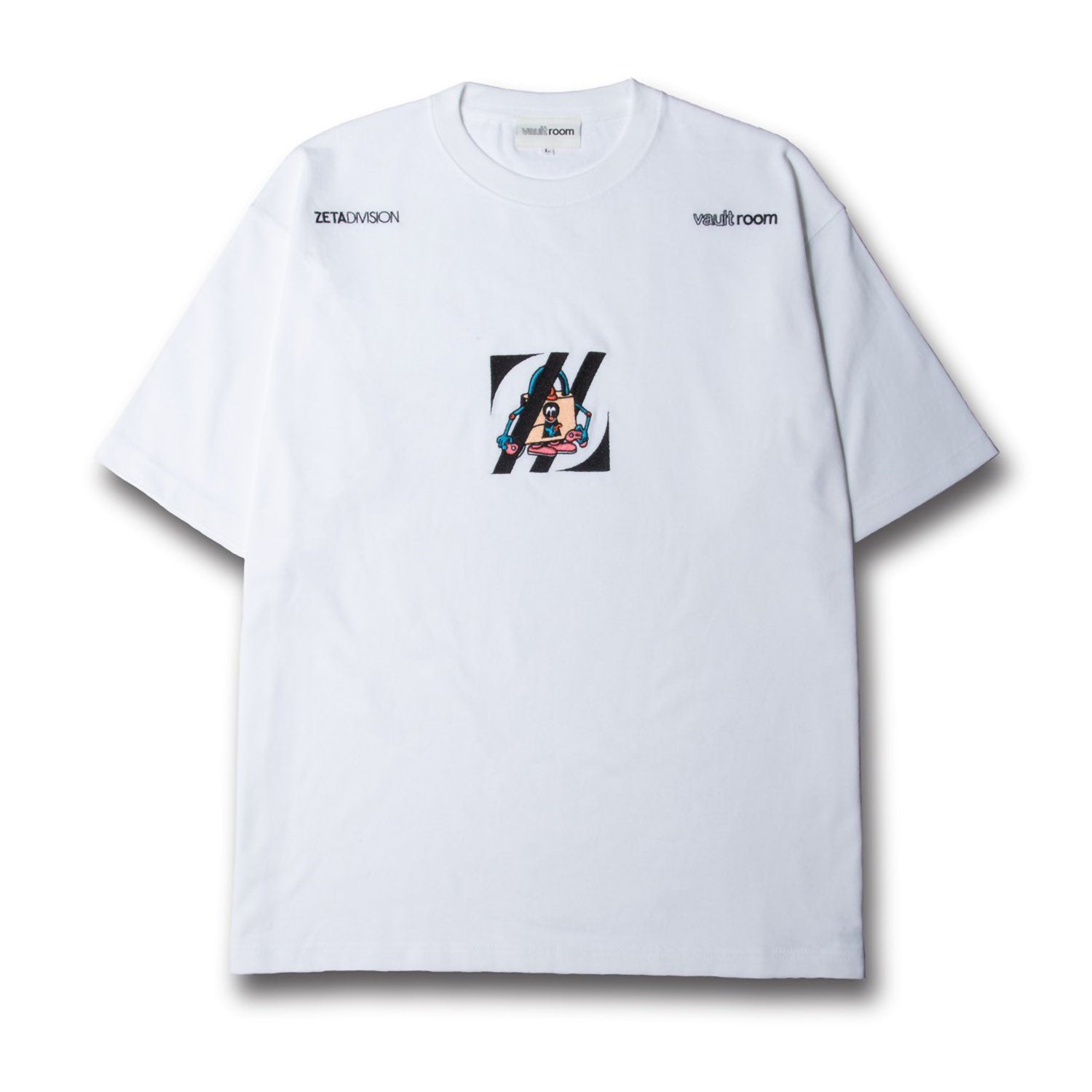 ZETA DIVISION x vaultroom TEE WHITE | ZETA DIVISION STORE