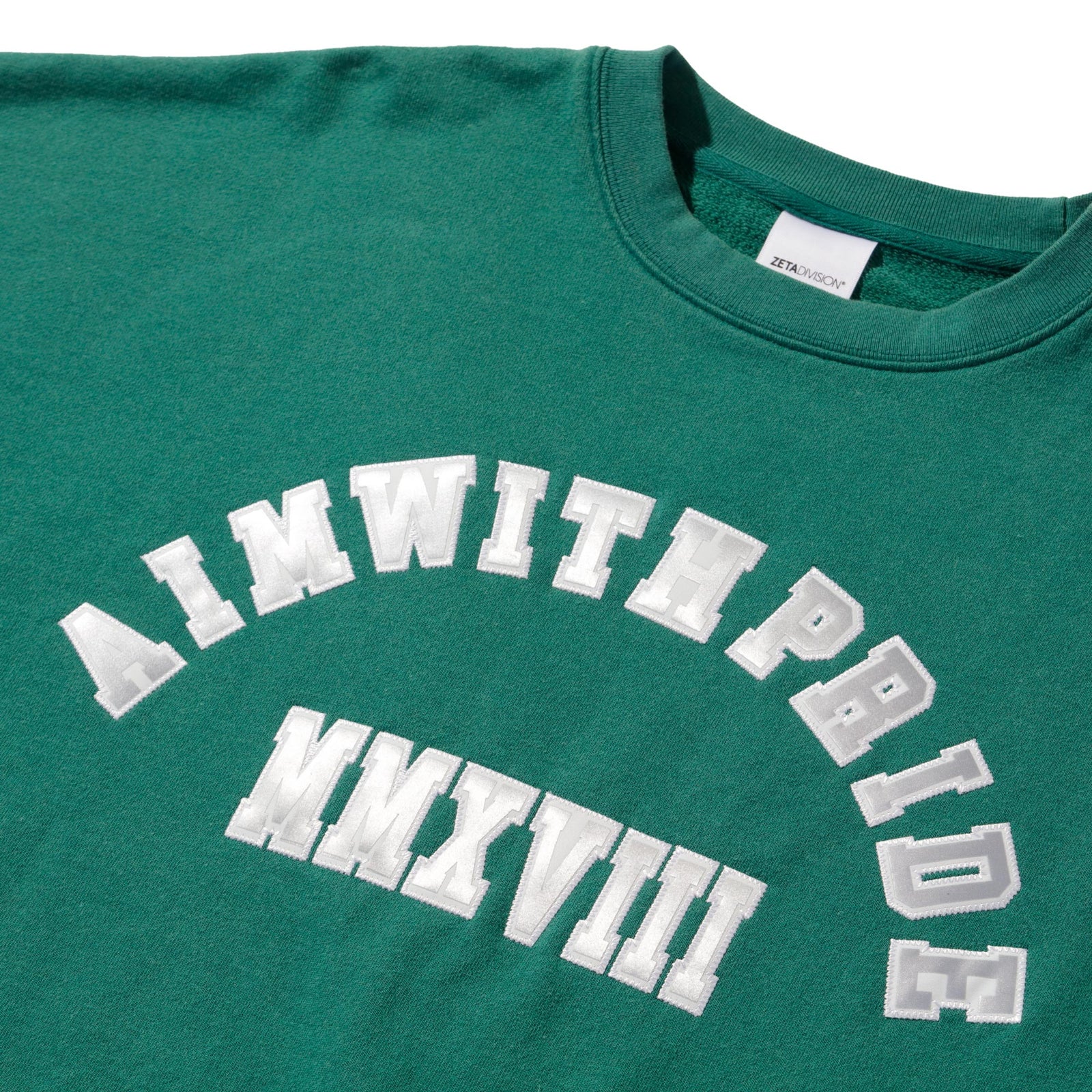 AWP VINTAGE CREW NECK SWEAT / GREEN | ZETA DIVISION STORE