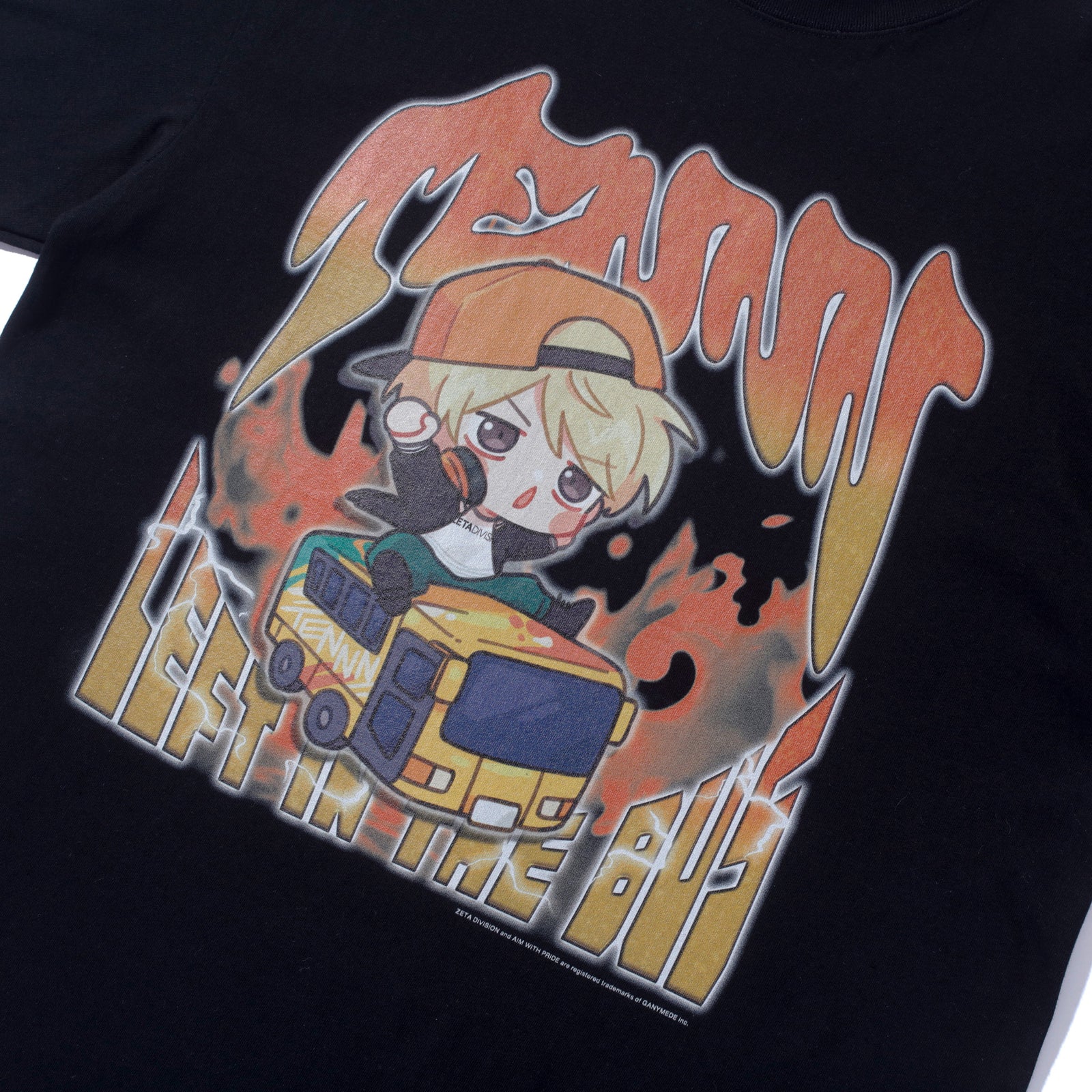 TENNN LEFT IN THE BUS TEE / BLACK | ZETA DIVISION STORE