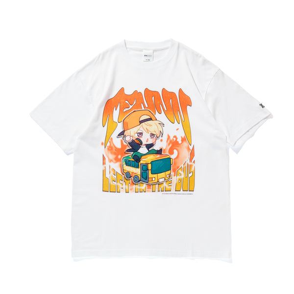 TENNN LEFT IN THE BUS TEE / WHITE