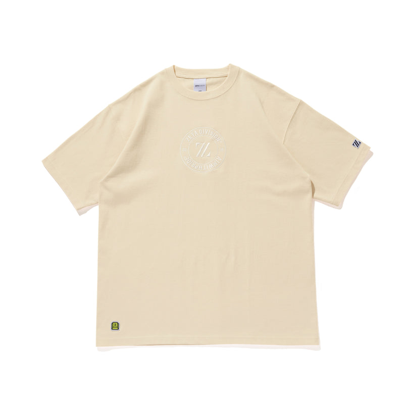 VARSITY EMBROIDERY TEE / VINTAGE NATURAL