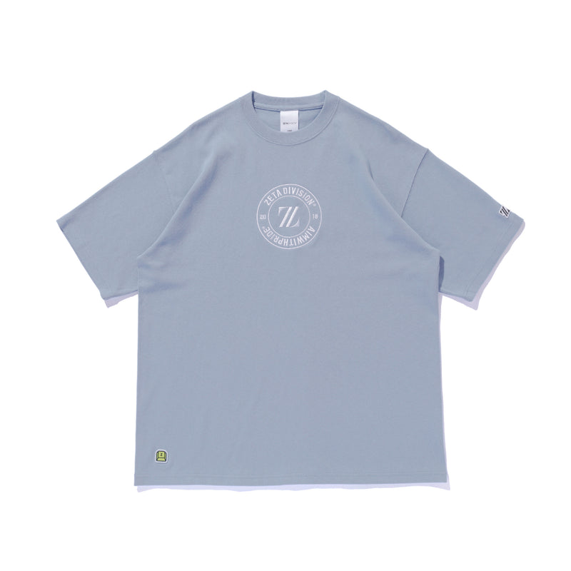 VARSITY EMBROIDERY TEE / ACID BLUE