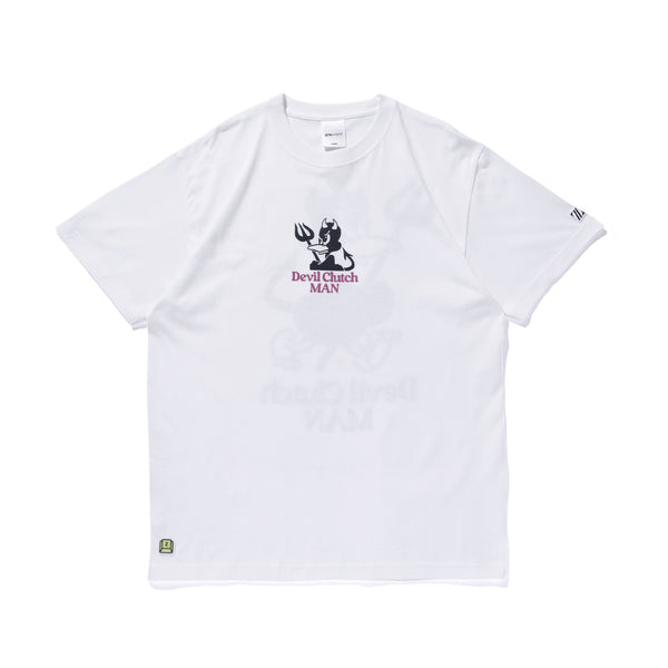 DEVIL CLUTCH MAN TEE / WHITE | ZETA DIVISION STORE
