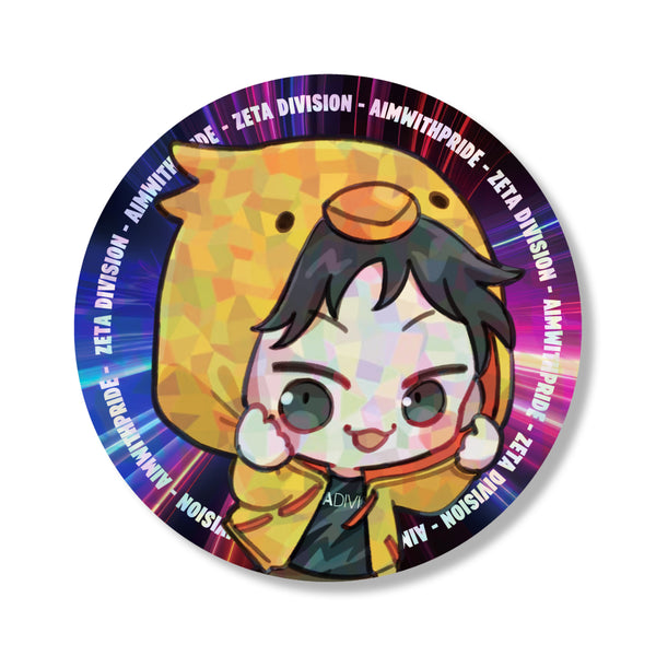 TEAM FORTNITE PINBACK BUTTON / MINIPIYO