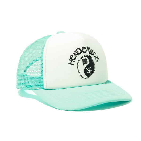 HENDERSON TA1YO / Yotai mesh cap(+pinback button) / AQUA