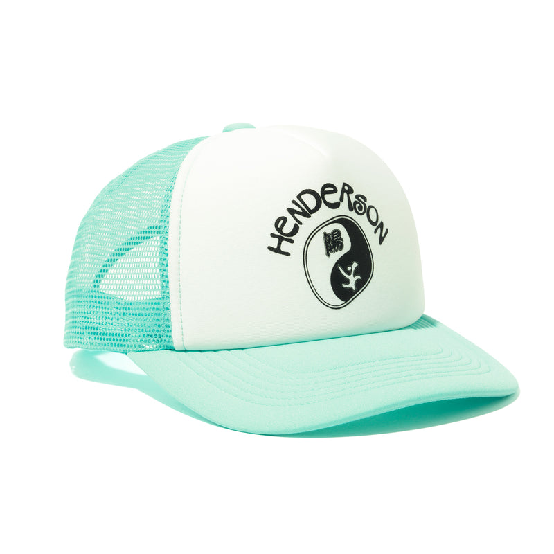 HENDERSON TA1YO / Yotai mesh cap(+pinback button) / AQUA