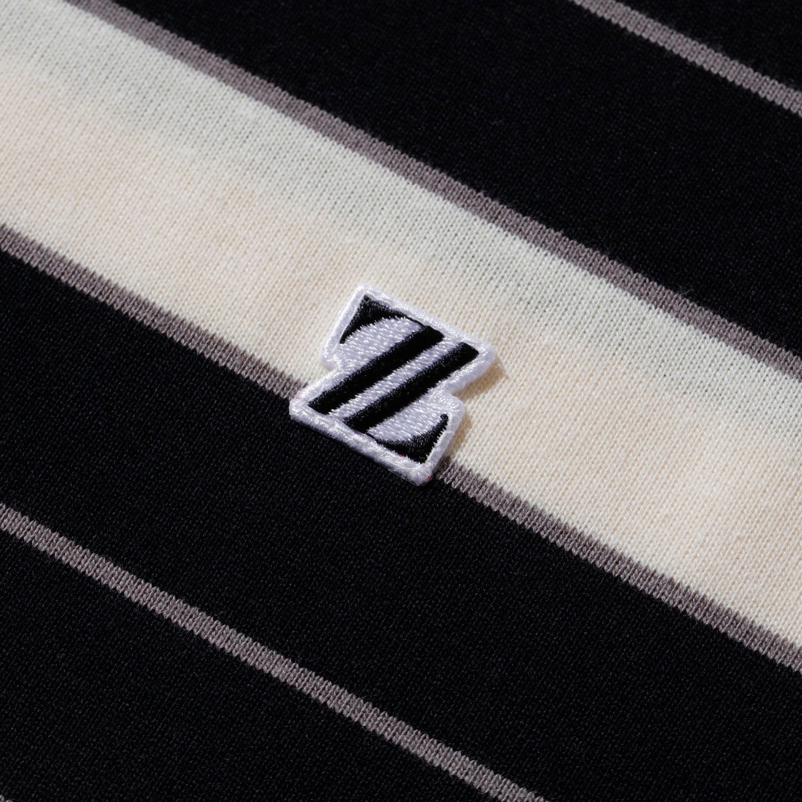ZETA BORDER TEE / BLACK × WHITE – ZETA DIVISION STORE