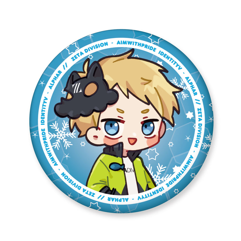 TEAM IDV PINBACK BUTTON 2024 FALL / Alphar