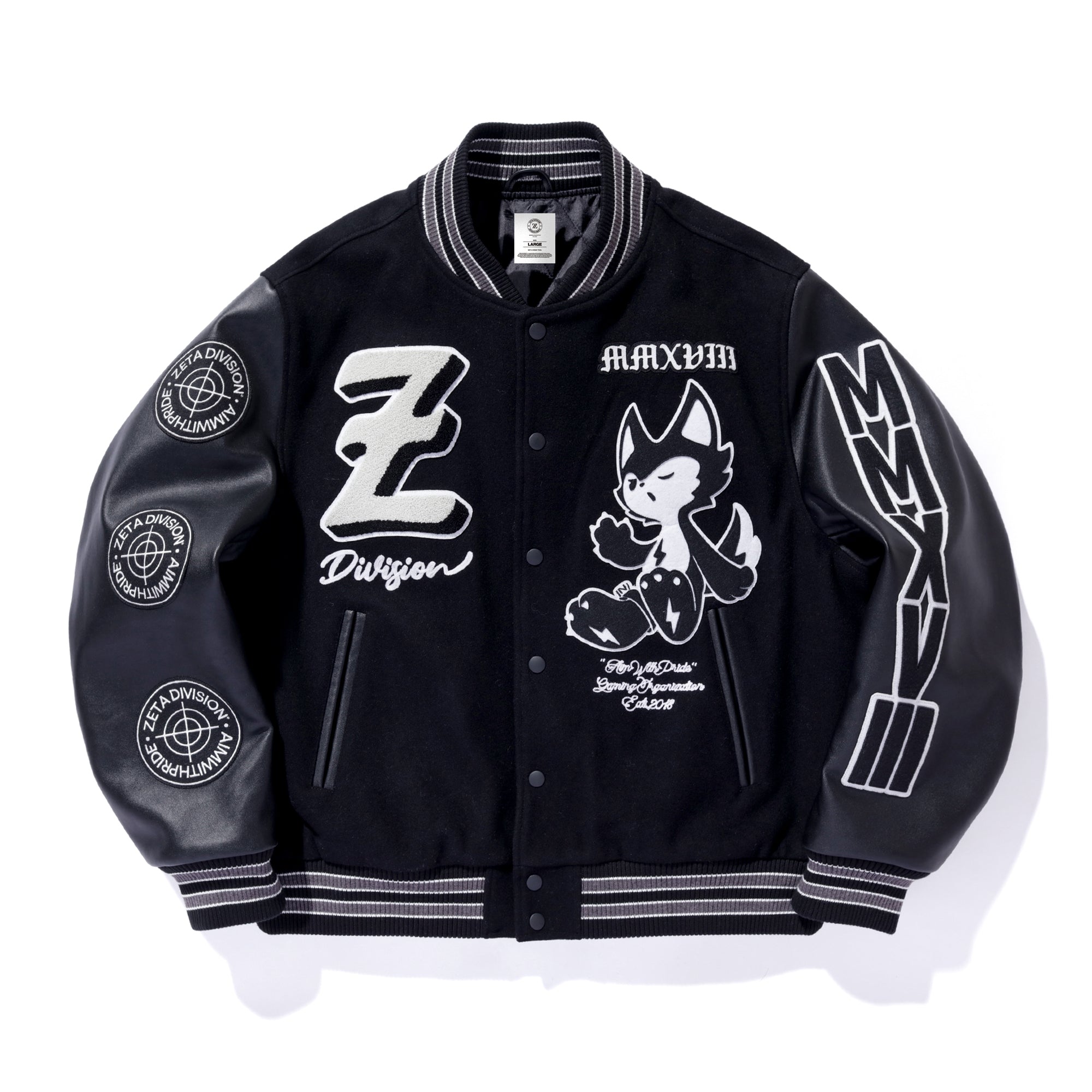 24.12.4 2024 ZETA MASCOT VARSITY JACKET – ZETA DIVISION STORE