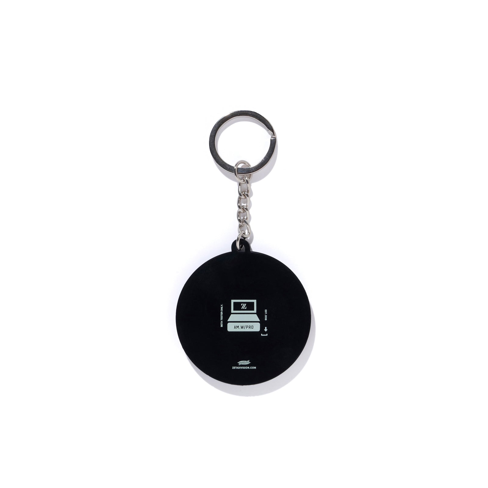 LUMINOUS VARSITY RUBBER KEY CHAIN / BLACK – ZETA DIVISION STORE