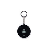 LUMINOUS VARSITY RUBBER KEY CHAIN / BLACK
