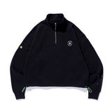 AWP HALF ZIP SWEAT V2 / BLACK