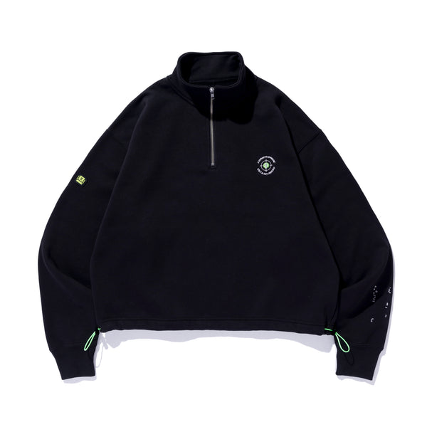 AWP HALF ZIP SWEAT V2 / BLACK