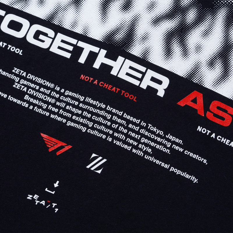 T1 × ZETA 25 TEE / BLACK