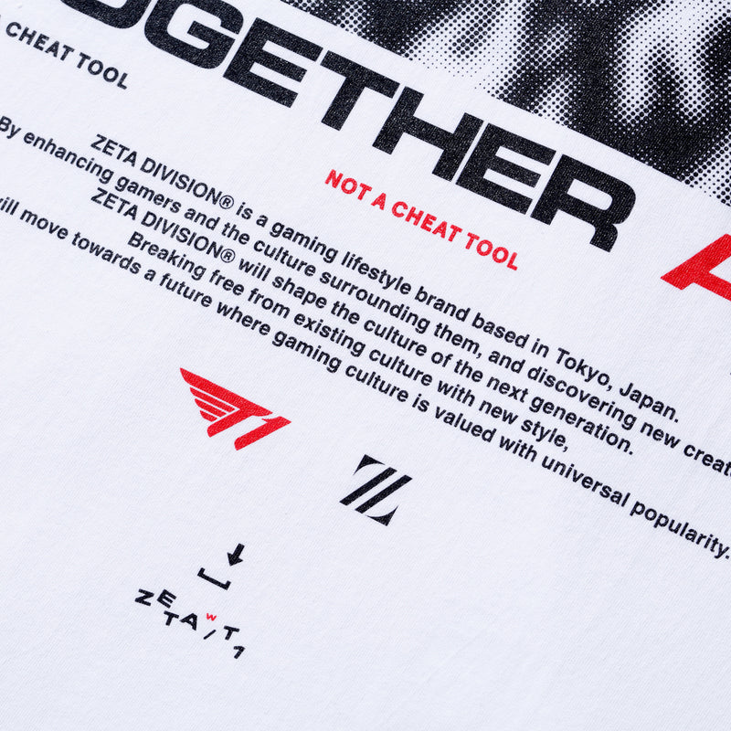 T1 × ZETA 25 TEE / WHITE