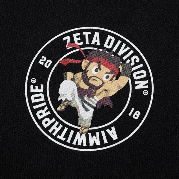 STREET FIGHTER 6 × ZETA DIVISION RYU POP TEE / BLACK