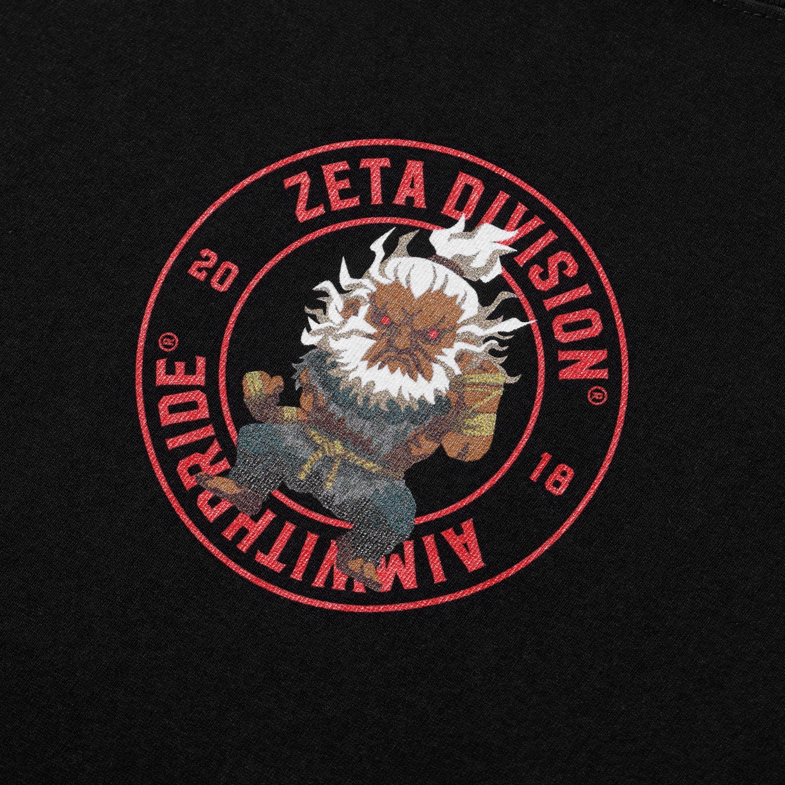 STREET FIGHTER 6 × ZETA DIVISION GOUKI POP TEE / BLACK – ZETA 