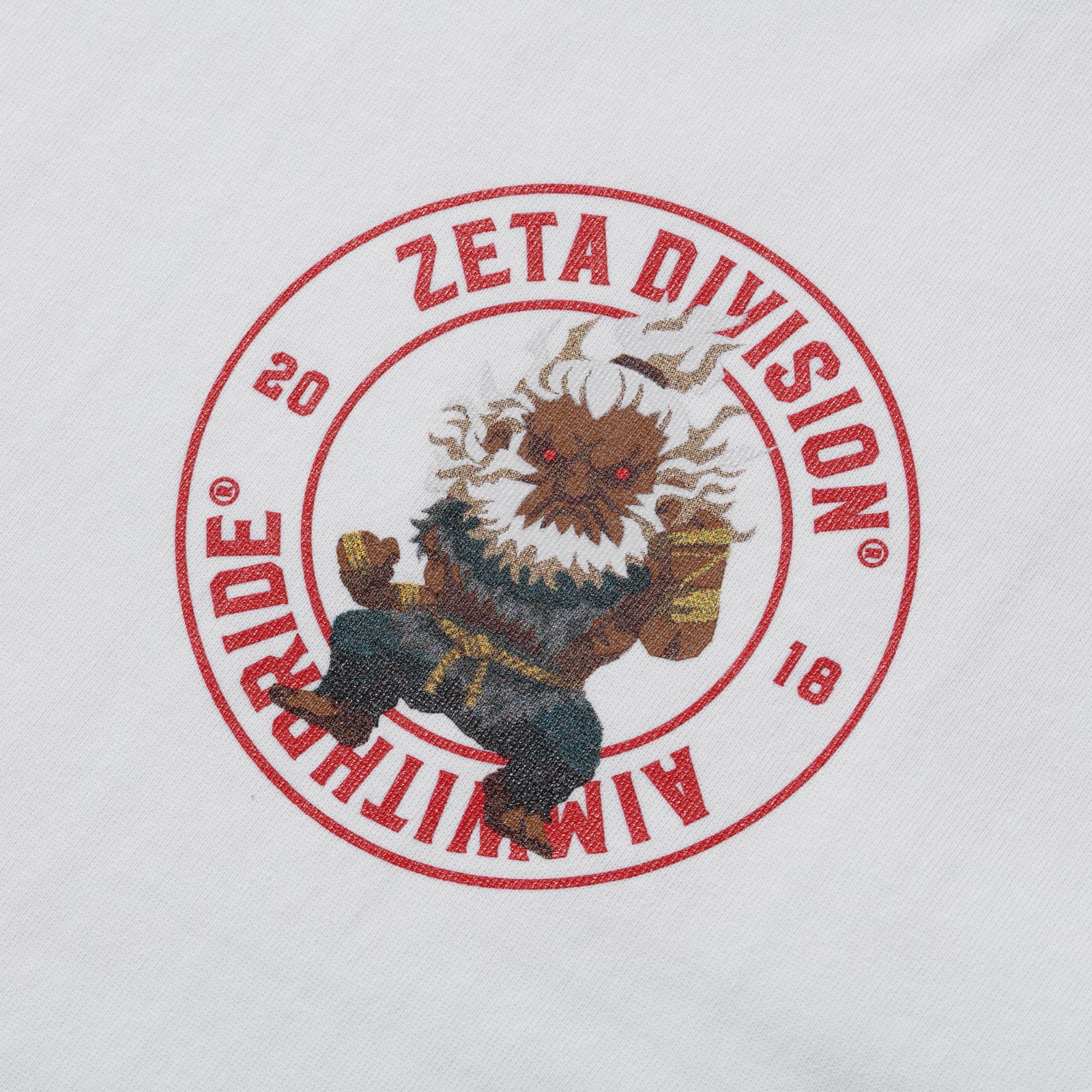 STREET FIGHTER 6 × ZETA DIVISION GOUKI POP TEE / WHITE