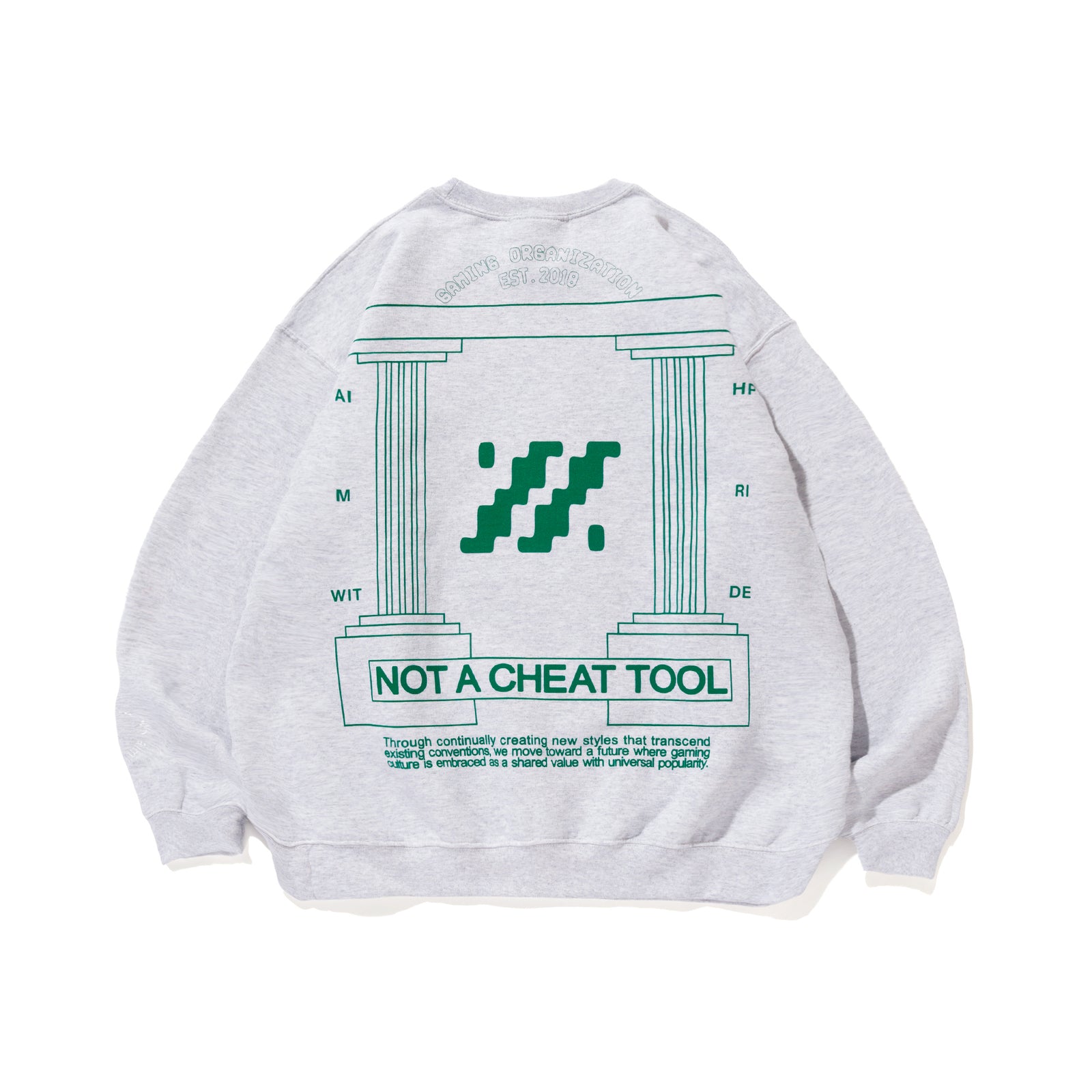 ZETA VERZUZ CREWNECK / ASH – ZETA DIVISION STORE