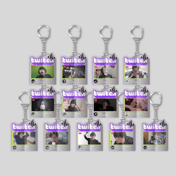 Twitch × ZETA DIVISION RANDOM ACRYLIC KEY CHAIN
