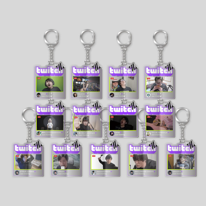 Twitch × ZETA DIVISION RANDOM ACRYLIC KEY CHAIN
