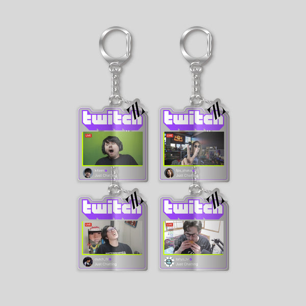 Twitch × ZETA DIVISION RANDOM ACRYLIC KEY CHAIN