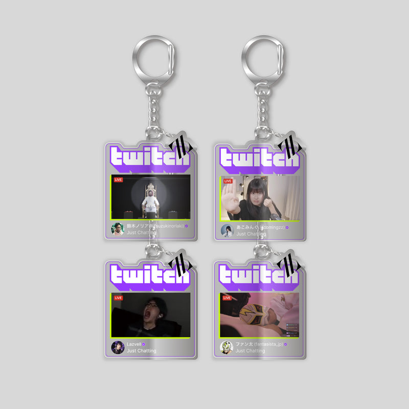 Twitch × ZETA DIVISION RANDOM ACRYLIC KEY CHAIN