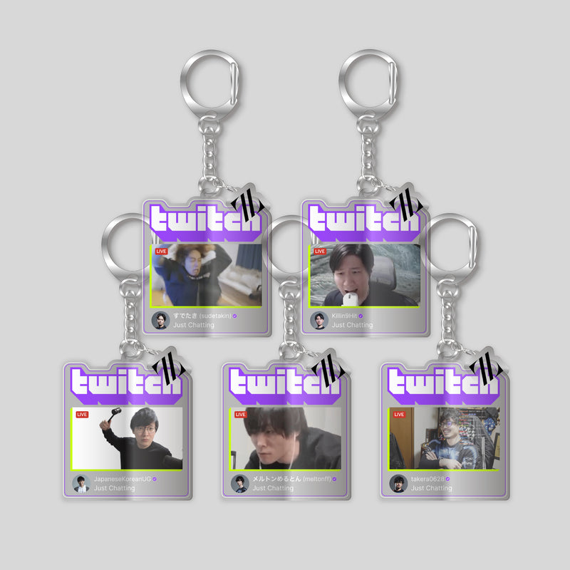 Twitch × ZETA DIVISION RANDOM ACRYLIC KEY CHAIN