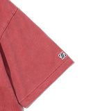 COLLEGE LOGO TEE PIGMENT DYED / PINK