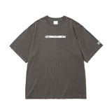 OVAL LOGO TEE PIGMENT DYED / SUMI