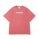 OVAL LOGO TEE PIGMENT DYED / PINK