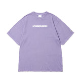 OVAL LOGO TEE PIGMENT DYED / PURPLE