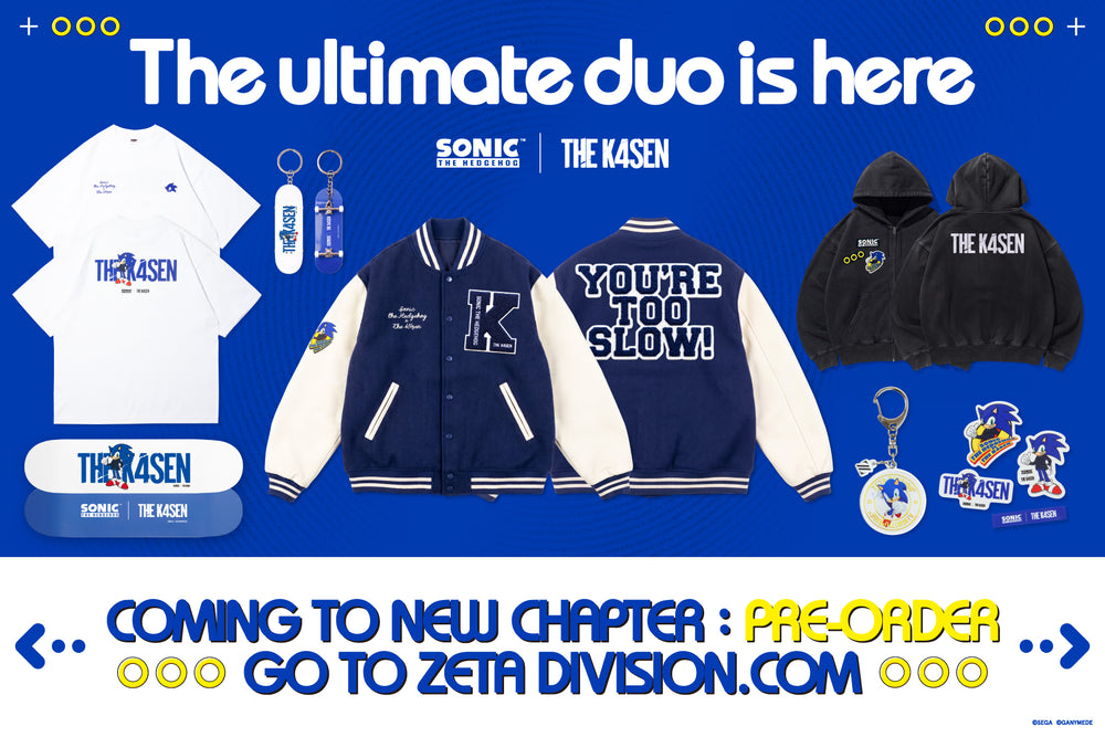 ZETA DIVISION SONIC THE HEDGEHOG ユニフォーム ZETA DIVISION STORE